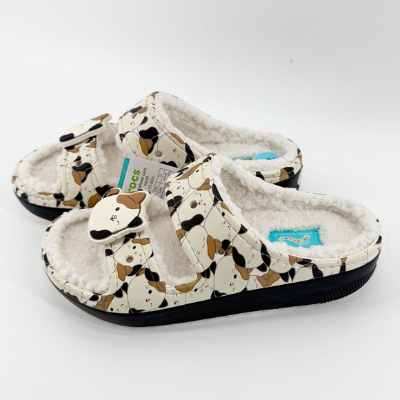 Squishmallows x Crocs Classic Cozzzy Cam The Cat Sandal Slides Womens Size 6 NWT - Picture 16 of 16